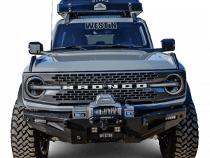 Westin black XTS front bumper for Ford Bronco