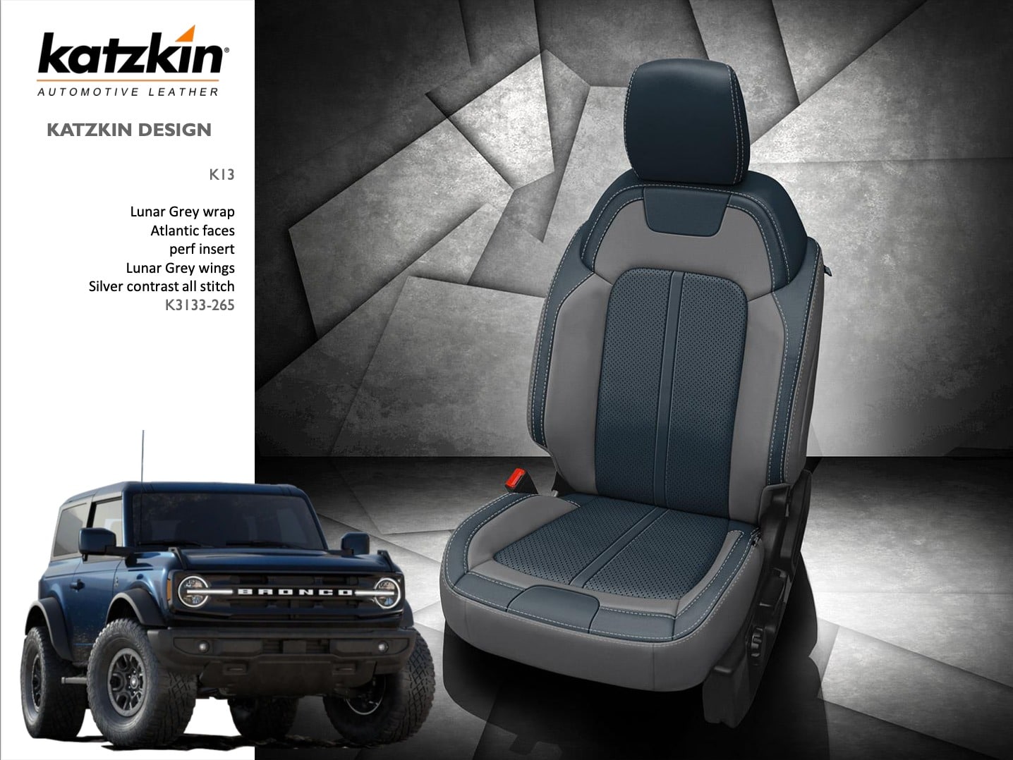 Katzkin Leather - Two Row Custom Kit - Madison Auto Trim, Inc.